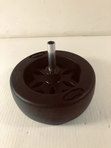 Shelby 6"x2" Kunststoff Diamant Speiche Anhänger Dolly Rad mit Achslager 1/2" Bohrung - Bild 1 von 5