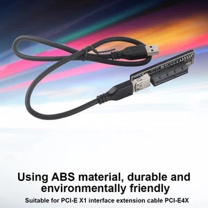 Motherboard Extension Cable PCI‑E X1 Interface PCI‑E4X Transfer Computer Acce FY - Afbeelding 1 van 14