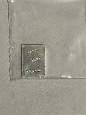 Barra de 1 gramo - Barra de plata Valcambi 1 g .999 Foto 1 de 2