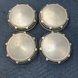 Lot Of 4 Vintage 1968-1979 Dodge D100 Truck B100 Van 9" Silver Dog Dish Hubcaps - Picture 1 of 18