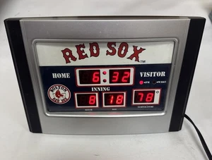 2006 Boston Red Sox LED Scoreboard Clock Time , Date & Temperature - Picture 1 of 2
