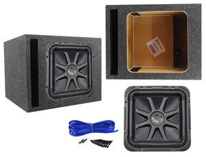 Subwoofer para automóvil Kicker L7S124 12" Solo Baric L7S + Subcaja ventilada 44L7S12-4 - Imagen 1 de 11