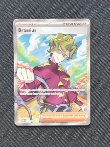 Pokemon TCG Brassius 135/131 Prismatic Evolutions Holo Full Art Ultra Rare NM - Picture 1 of 2
