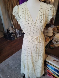 REFORMATION Polka Dot Print Dress - Picture 1 of 5