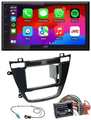 JVC Bluetooth 2DIN MP3 DAB USB Autoradio für Opel Insignia 08-13 schwarz - Bild 1 von 4