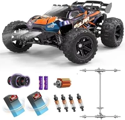 1/14 Brushless RC Cars for Adults Fast + Mph, RC Trucks 4X4 Offroad Waterproof - Image 1 of 4