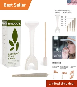 Umweltfreundliche PackNpuff Pre Roll Maschine: Perfekter Kegellader für reibungsloses Rauchen - Bild 1 von 8