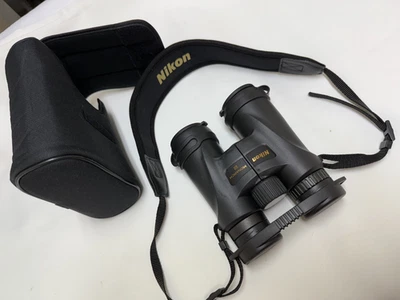 NIKON Monarch M511 12x42 Waterproof Binoculars w/ Leather Casing & Strap - Image 1 of 4