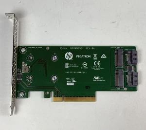 HPE 759505-001 SATA M.2 Dual Drive PCIe Riser Card 759238-001 - Picture 1 of 3