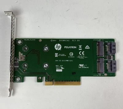 HPE 759505-001 SATA M.2 Dual Drive PCIe Riser Card 759238-001 - Image 1 of 3