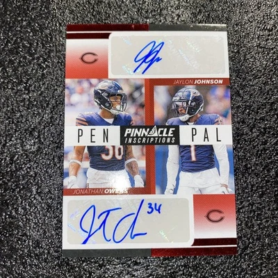🔥 /50 Jaylon Johnson And Jonathan Owens Pen Pal Dual Signature 🔥📈 - Image 1 of 4