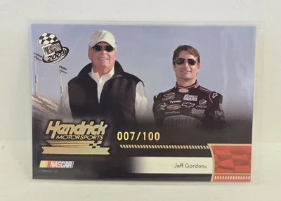 2009 Press Pass Hendrick Motorsports Holo  Rick Hendrick And Jeff Gordon 009/100 - Image 1 of 4