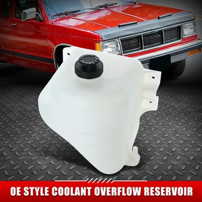 FOR 84-88 CHEVY S10 BLAZER GMC S15 JIMMY OE COOLANT OVERFLOW RESERVOIR TANK+CAP - Image 1 of 4