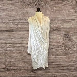 Vestido para mujer CLARA SUN WOO minimalista blanco liso sin mangas talla S EE. UU. - Imagen 1 de 7
