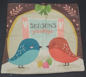 Weihnachten Kissenbezug Bezüge Paar Reißverschluss 17 x 17 Zoll - Bild 1 von 5