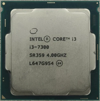 7th Gen Intel Core I3 7300 SR359 LGA 1151 CPU Processor 4.00GHZ 2Cores 4T 51W - Image 1 of 2
