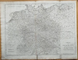 Deutschland Germany - Blair Große Kupferstich Karte - 1773 - Bild 1 von 5