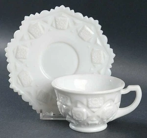 Westmoreland Old Quilt Cup & Saucer Set 862850 - Picture 1 of 1