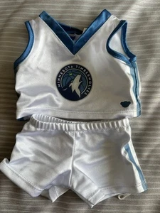 Minnesota Timberwolves Build-A-Bear Basketball Uniform Outfit Clothes Shorts - Picture 1 of 3