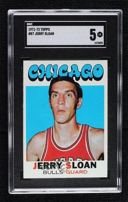 1971-72 Topps Jerry Sloan #87 SGC 5 - Image 1 of 2