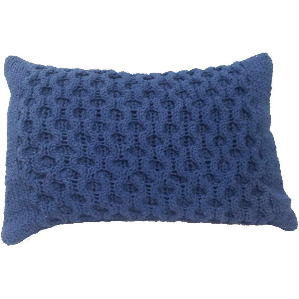 A&B Home T38657-NAVY Anita 14 X 6 inch Navy Pillow - Image 1 of 1