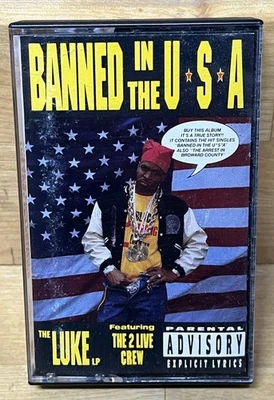 The Luke LP Ft. The 2 Live Crew Banned In The USA (Cassette 1990) Rap Hip Hop - Image 1 of 4