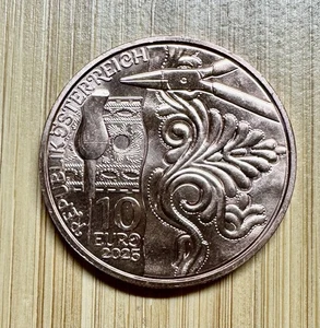 Österreich 10 Euro 2025  "Aufbrezeln Leder" - Cu 99,9  Auflage nur 130.000 - Bild 1 von 2