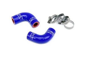 HPS Blue 3-ply Reinforced Silicone Oil Cooler Coolant Hose Kit 57-2068-BLUE - Picture 1 of 4
