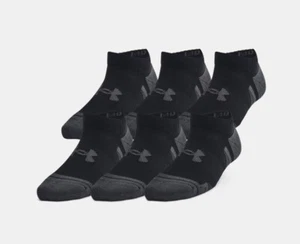 Kids' UA Performance Tech 6-Pack No Show Socks Size M (4.5-7) - Picture 1 of 3