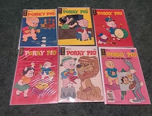 Gold Key Comics Lot of 6 Porky Pig Comic Books Reader Bundle - Picture 1 of 24