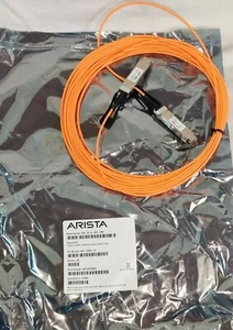 Cavo ottico attivo originale Arista AOC-Q-Q-40G-10M QSFP+ a QSFP+40GbE - Foto 1 di 7