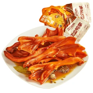 3 Packs Three Squirrels Spices Stewed Duck Feet Snacks Chinese Food 三只松鼠老卤鸭掌 - Picture 1 of 4