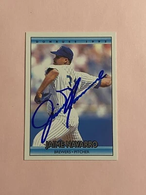 Jaime Navarro 1992 Donruss IP Auto Autograph  - Image 1 of 3