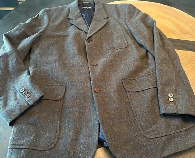 STRUCTURE ITALIAN FABRIC PORTUGAL MADE WOOL PLAID  BLAZER SPORTS COAT MENS SZ 42 - Image 1 of 4