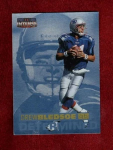 DREW BLEDSOE 1996 PRO LINE INTENSE DETERMINED INSERT CARD NEW ENGLAND PATRIOTS - Picture 1 of 2