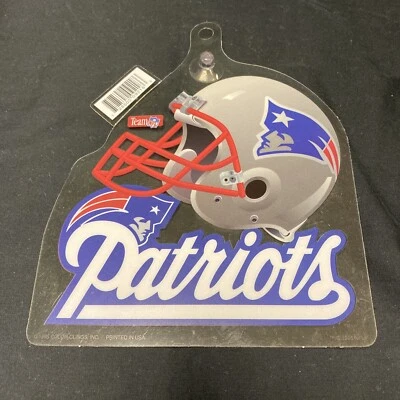 Vintage Color Clings NFL New England Patriots Suction Cup Window Decoration - Image 1 of 4