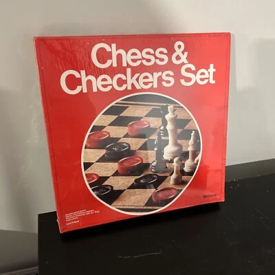 Vintage 1978 Pressman Chess And Checkers Set New And Sealed - Image 1 of 4