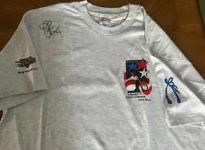 Kyle Petty Charity Ride Across America T-Shirt signiert mit Echtheitszertifikat - Bild 1 von 7