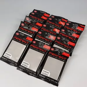 KMC Card Barrier Perfect Fit / Size Sleeves 15pack 1500 Count 64x89 mm Pokemon - Picture 1 of 6