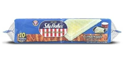 M.Y. San Sky Flakes Cracker Sandwich Condensada (Sweet Milk) Flavor 300g 10.58oz - Image 1 of 4