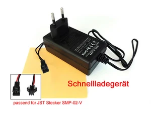 Schnell-Ladegerät 1000mAh für NiCd NiMH JSTStecker SMP-02-V 1,2V-18V 1-15 Zellen - Bild 1 von 1