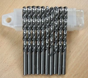 10PC 11/32" M2 HSS Drill Bits Full Grounded - Picture 1 of 4