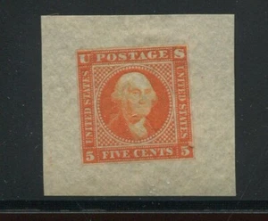 115-E1f Washington Die Essay on Pale Olive Bond Paper with PSE Cert LV8851 - Picture 1 of 3