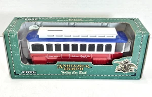 Ertl Trolley Car Anheuser Busch Bank 1/43 Scale Die Cas Metal 1994 Vintage 8601 - Picture 1 of 14