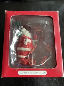 DEPT 56 Weihnachtsmann mit Weihnachtsstern Verfolger Licht Urlaub Weihnachtsschmuck - Bild 1 von 9