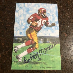 Bobby Mitchell Signed Goal Line Art Card GLAC Auto Washington PSA/DNA AC80360 - Picture 1 of 5