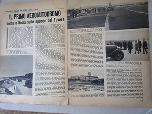 *ARTICOLO EMILIO MATERASSI TARGA FLORIO - AEROAUTODROMO DEL LITTORIO - 1967 - Foto 1 di 3