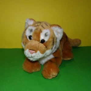 FAO Schwarz Button Tush Bengal Tiger Cub Plush Stuffed Animal Cat 12" - Picture 1 of 4