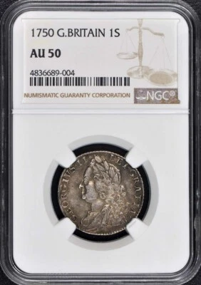 1750 G.BRITAIN ESC-1210 1S NGC AU50 - Image 1 of 4