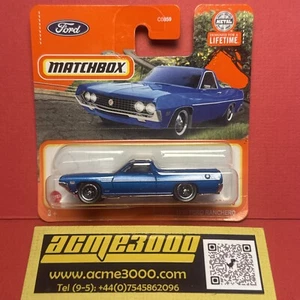 2023 Matchbox Lesney Superfast - 1970 FORD RANCHERO - Blue 83/100 Short Card - Picture 1 of 2